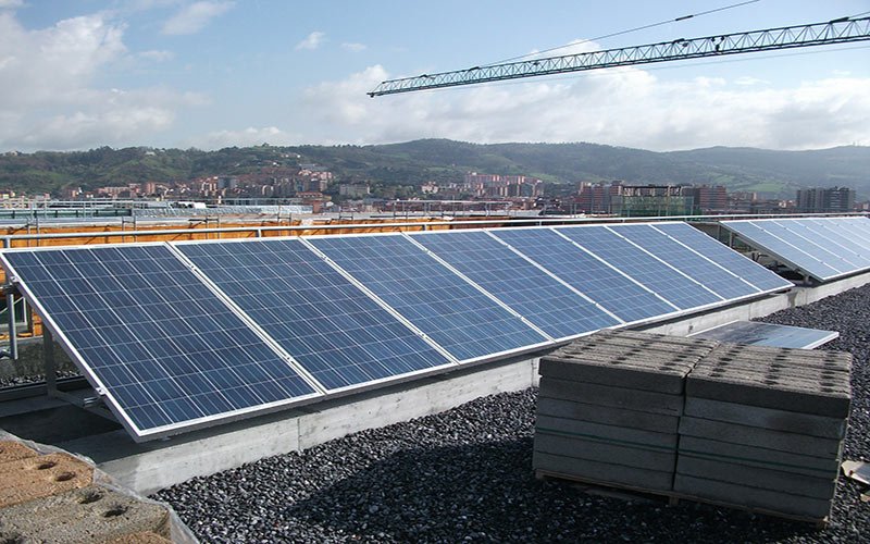Proyecto de fotovoltaica 30kw del nuevo edificio de Protección Civil en Miribilla en Bilbao