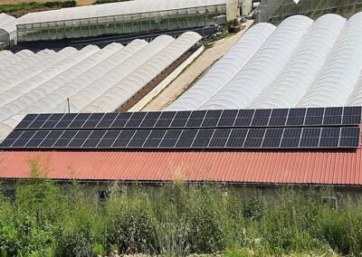 Proyecto de fotovoltaica 36 kw en granja agrícola en Kortezubi