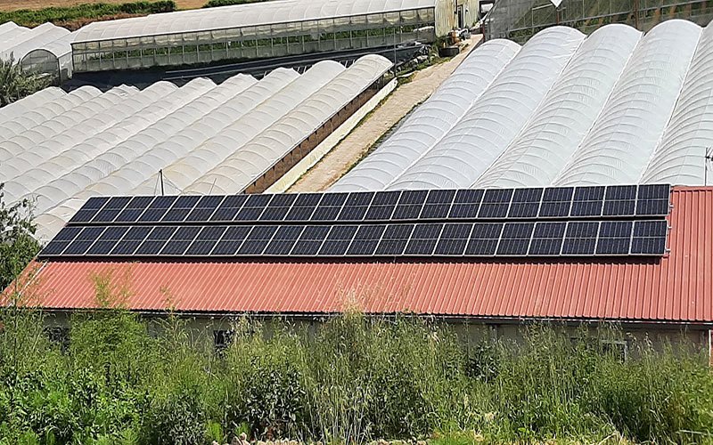 Proyecto de fotovoltaica 36 kw en granja agrícola en Kortezubi
