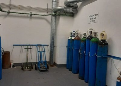 Proyecto PCI almacén gases en edificio Filtros de Venta Alta del Consorcio de Aguas